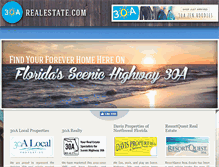 Tablet Screenshot of 30arealestate.com